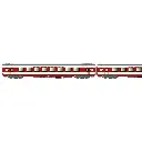 Set de 3 voitures voyageurs grand confort "Étendard" A8tu + A8u + Vru - LS Models 40085DC - HO 1/87 - SNCF - Ep IV - 2R