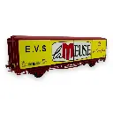 Wagon couvert EVS Hs parois planes "La Meuse" - LS Models 30680 - HO 1/87 - SNCF - Ep IV - 2R