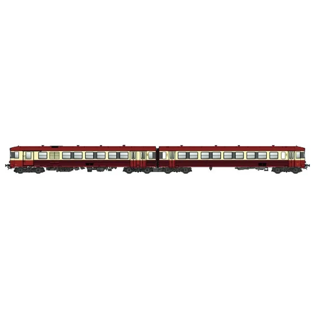 Autorail diesel EAD X4696-XR8693 - LS Models 10063 - HO 1/87 - SNCF - Ep V - Analogique - 2R