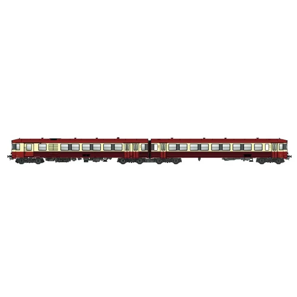 Autorail diesel EAD X4687-XR8684 - LS Models 10539 - HO 1/87 - SNCF - Ep IV - Analogique - 3R