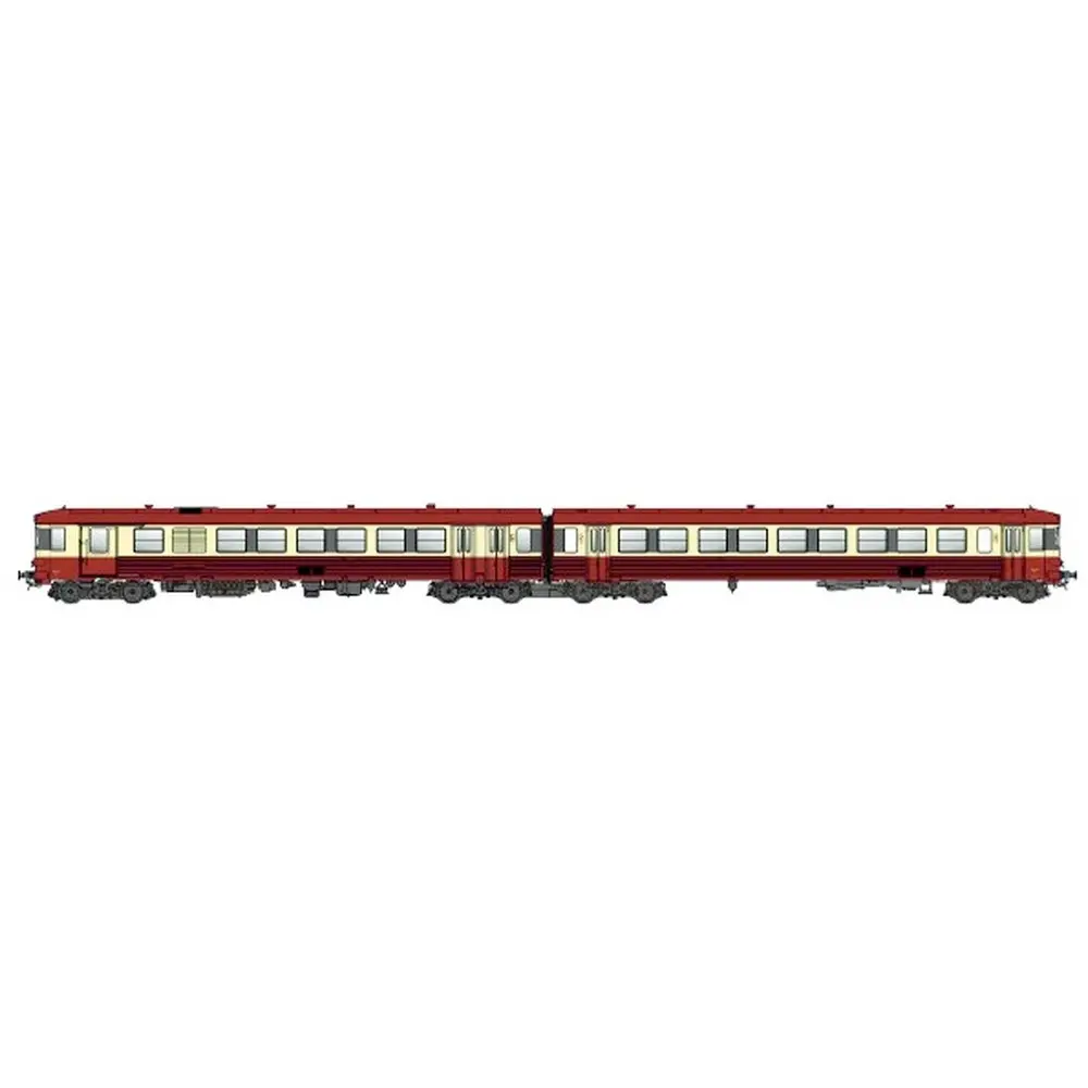 Autorail diesel EAD X4696-XR8693 - LS Models 10563 - HO 1/87 - SNCF - Ep V - Analogique - 3R