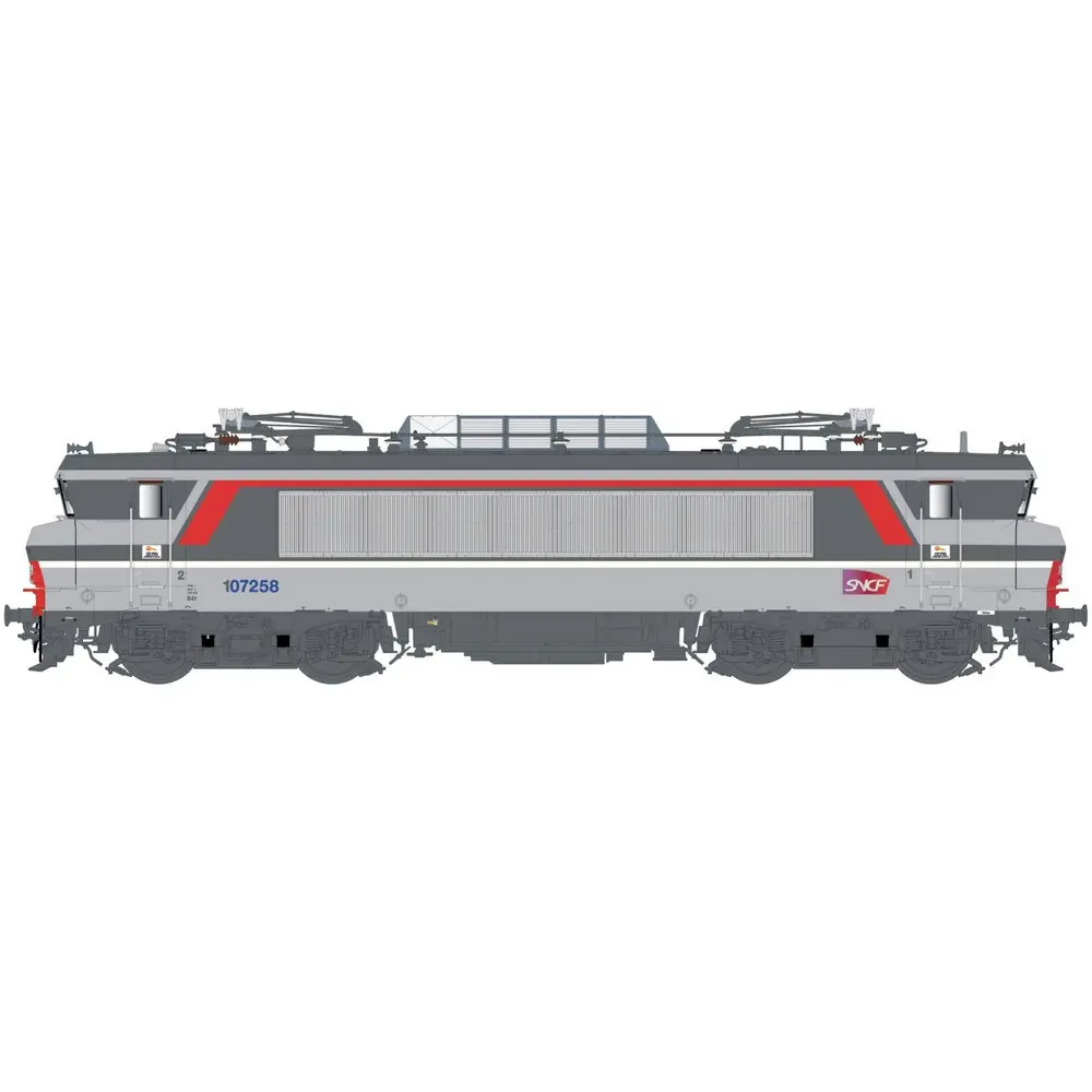 Locomotive électrique BB 107258 Corail + logo Carmillon, Toulouse - LS models 11708 - SNCF - HO 1/87 - Analogique - Ep.VI - 3R