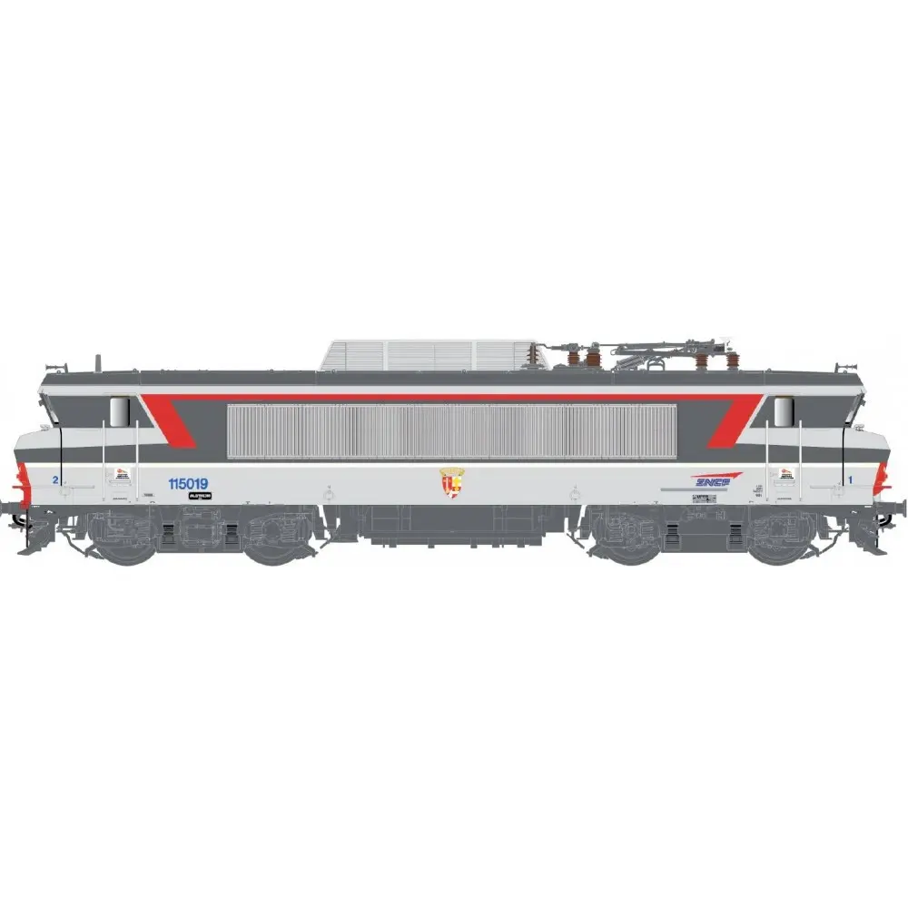 Locomotive électrique BB 15019, livrée Corail+, blason de Montigny les Metz - LS Models 10479S - HO 1/87 - SNCF - Ep IV-V - Digital sound - 2R