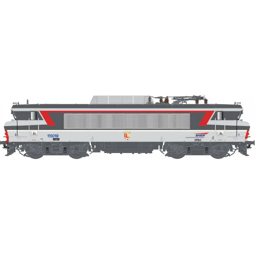 Locomotive électrique BB 15019, livrée Corail+, blason de Montigny les Metz - LS Models 10979S - HO 1/87 - SNCF - Ep IV-V - Digital sound - 3R