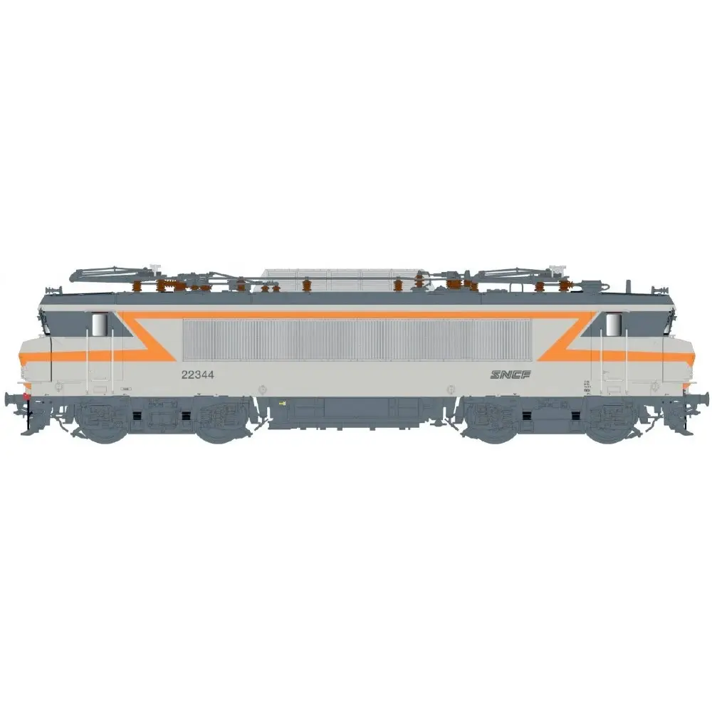 Locomotive électrique BB 22339, gris béton/orange, logo nouille, Marseille - LS Models 11107S - HO 1/87 - SNCF - Ep IV-V - Digital sound - 2R