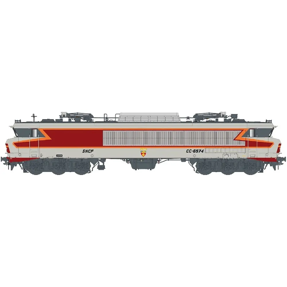 Locomotive électrique CC 6574, Arzens, logo Beffara, Paris Sud Ouest - LS Models 10313S - HO 1/87 - SNCF - Ep IV - Digital sound - 2R