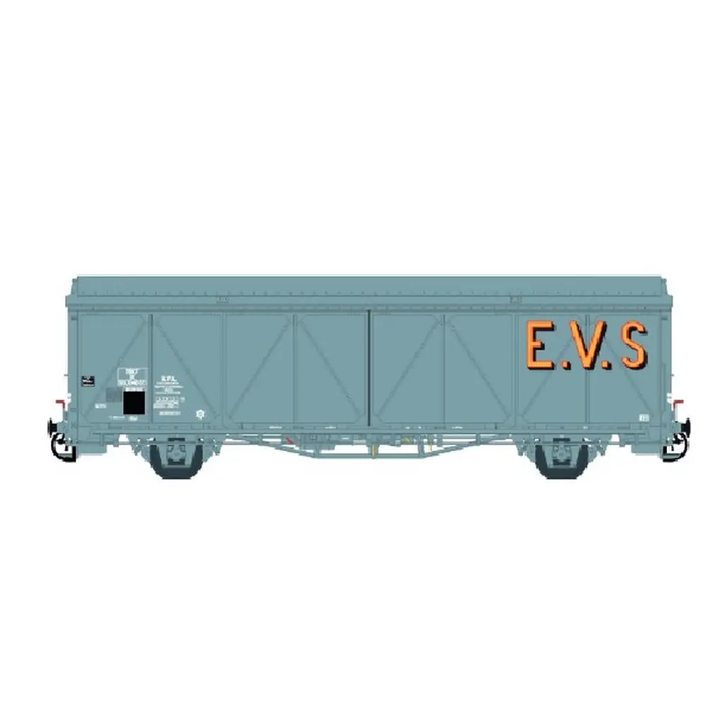 Wagon couvert EVS Ik, toit haut, gris à parois renforcées - LS Models 30682 - HO 1/87 - SNCF - Ep III - 2R