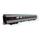Voiture GC A2t6u Euraffaire bordeaux/béton, logo nouilles - LS Models 40117 - HO 1/87 - SNCF - Ep V - 2R
