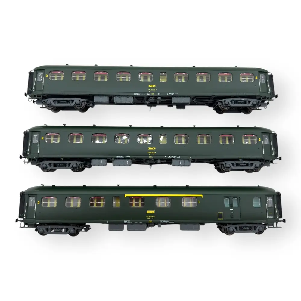 Coffret de 3 voitures rapide Nord - LS Models 40193 - HO 1/87 - SNCF - Ep IV - 2R