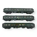 Coffret de 3 voitures rapide Nord - LS Models 40193 - HO 1/87 - SNCF - Ep IV - 2R