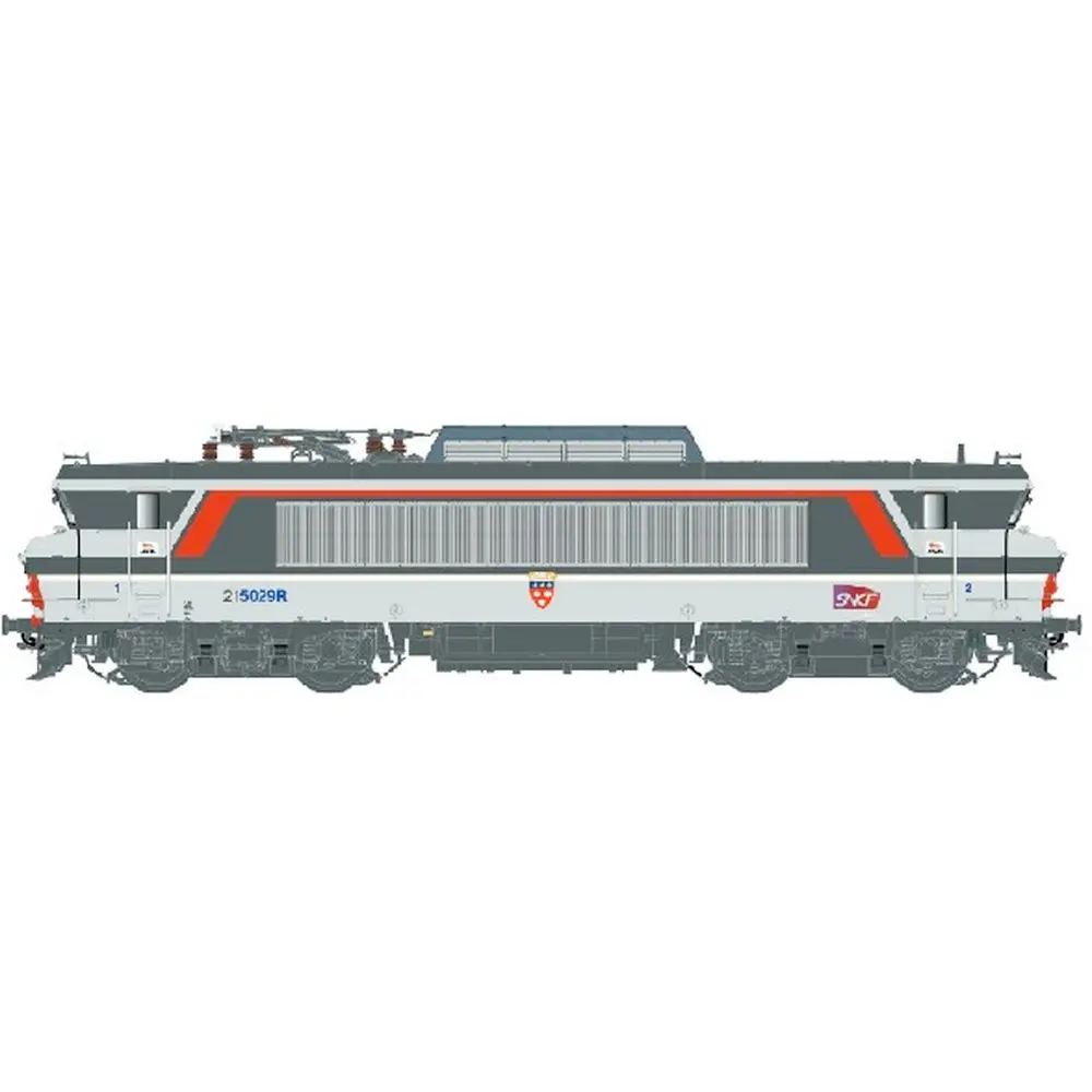 Locomotive électrique BB 15029R, livrée Corail+, dépôt d’Achères - LS Models 10993 - HO 1/87 - SNCF - Ep VI - Analogique - 3R