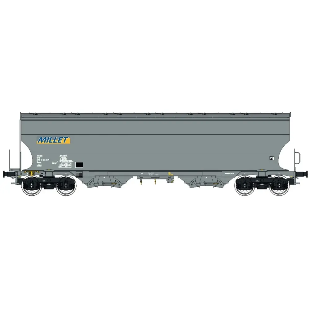 Wagon céréaliers Tagpps - SNCF - LS Models 30594 - HO 1/87 - Ep VI - 2R