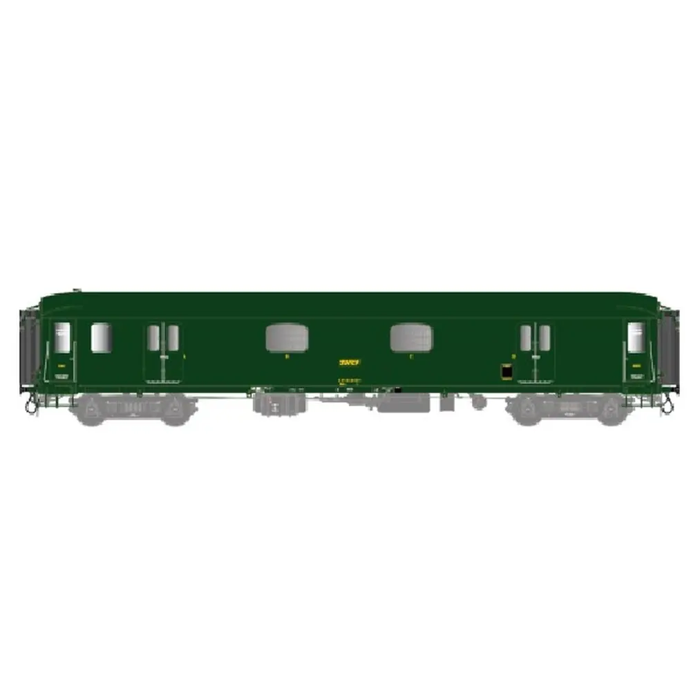 Fourgon Rapide Nord - LS MODELS 31207 - SNCF - HO 1/87 - EP IV