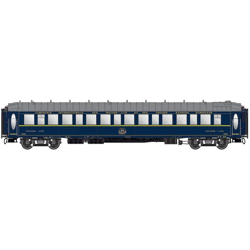 Voiture-lits CIWL Type Lx20 "Métro" - LS MODELS 49235 - CIWL - HO 1/87 - EP IIIB