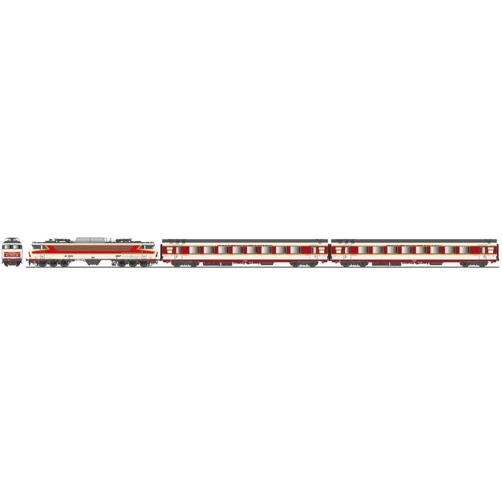 Coffret Train "Aquitaine" Grand Confort - LS MODELS 11002DC - SNCF - HO 1/87 - EP IV - ANALOGIQUE