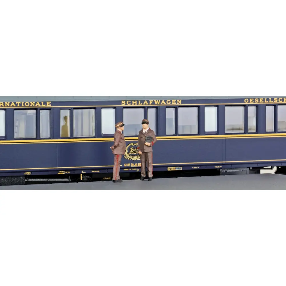 3 agents de bord pour les voitures CIWL - LS Models 89652 - HO 1/87 - Ep IVa