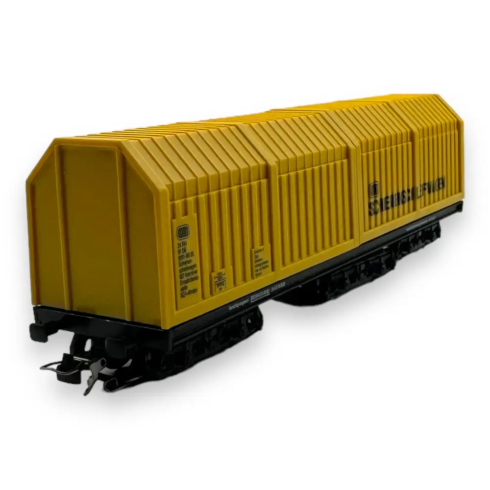 Wagon nettoyeur de rails Lux-Modellbau 9136 - HO 1/87 - 3 rails - avec système MLR-1