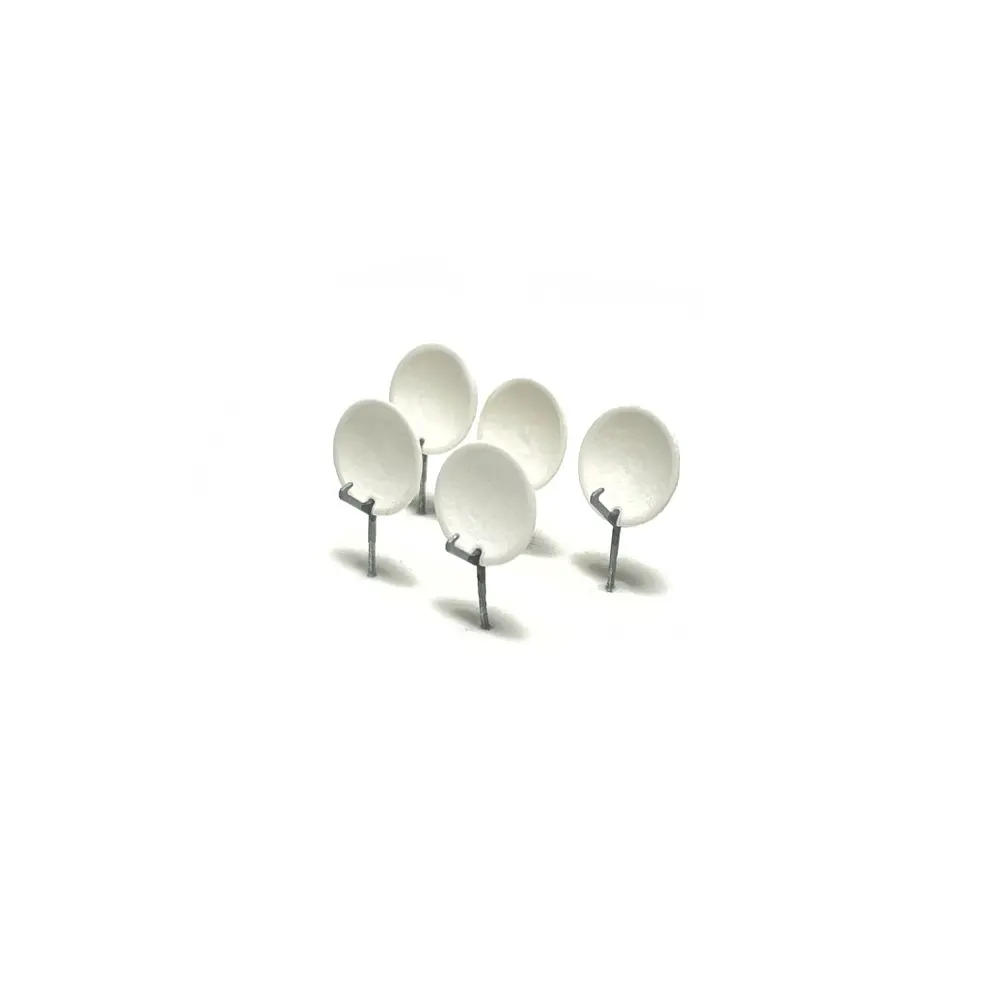 Lot 5 Antennes paraboliques | 87TRAIN 221019 | HO 1/87