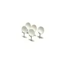 Lot 5 Antennes paraboliques | 87TRAIN 221019 | HO 1/87
