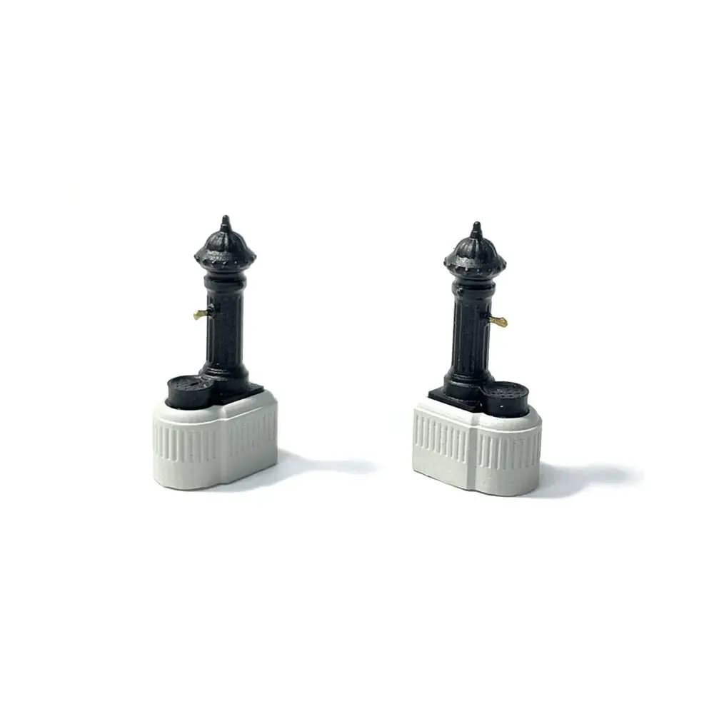 Lot de 2 fontaine à eau | 87Train 221040 | HO 1/87