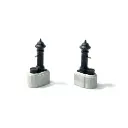 Lot de 2 fontaine à eau | 87Train 221040 | HO 1/87