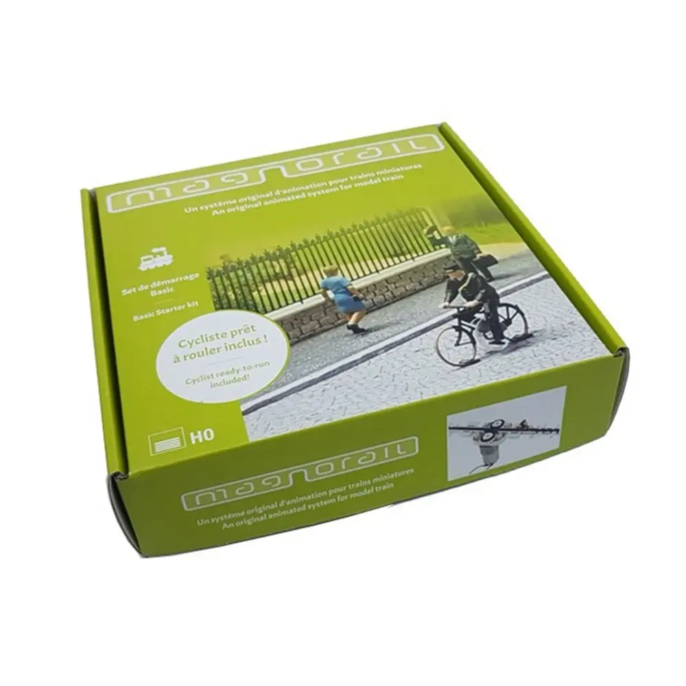 Set de démarrage Magnorail LF-1 - HO 1/87 - 1 vélo + 1 figurine