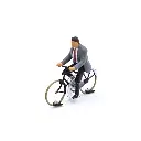 Cycliste homme en costard Magnorail KKa-2 - HO 1/87 - déjà assemblé