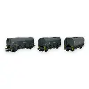 Set de 3 Wagons Trémies ARBEL - Makette 4742 - HO 1/87 - SNCF - EP IV - 2R