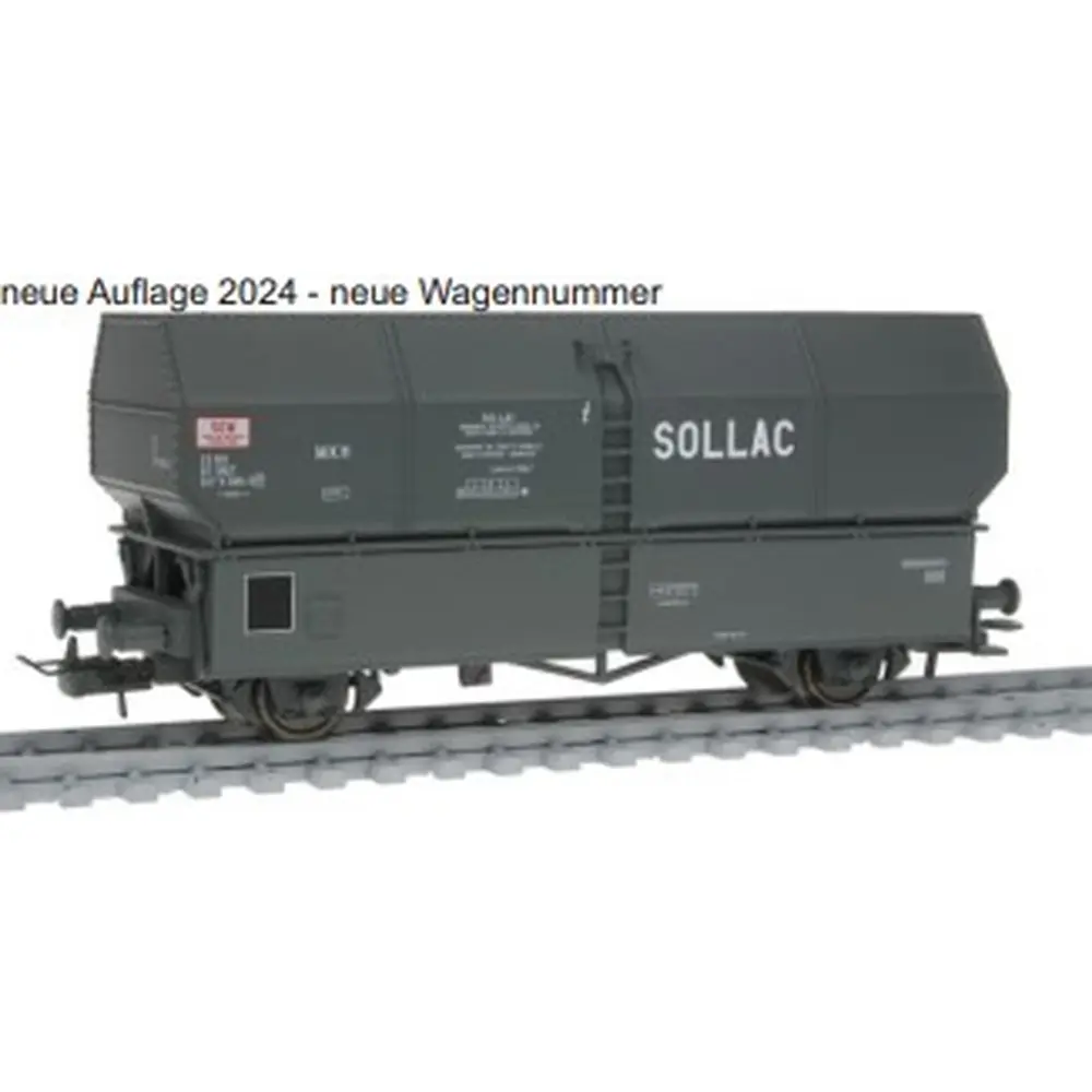 Wagon Trémie SOLLAC - Makette 4781.5 - HO 1/87 - SNCF - EP IV - 2R