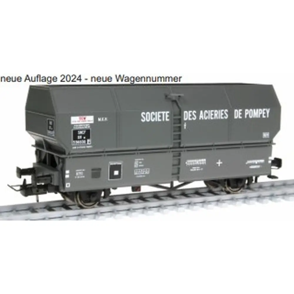 Wagon trémie POMPEY - Makette 4787.1 - HO 1/87 - SNCF - EP III - 2R