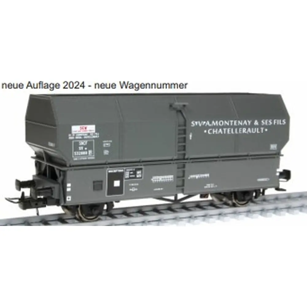 Wagon Trémie MONTENAY - Makette 4788.1 - HO 1/87 - SNCF - EP III - 2R