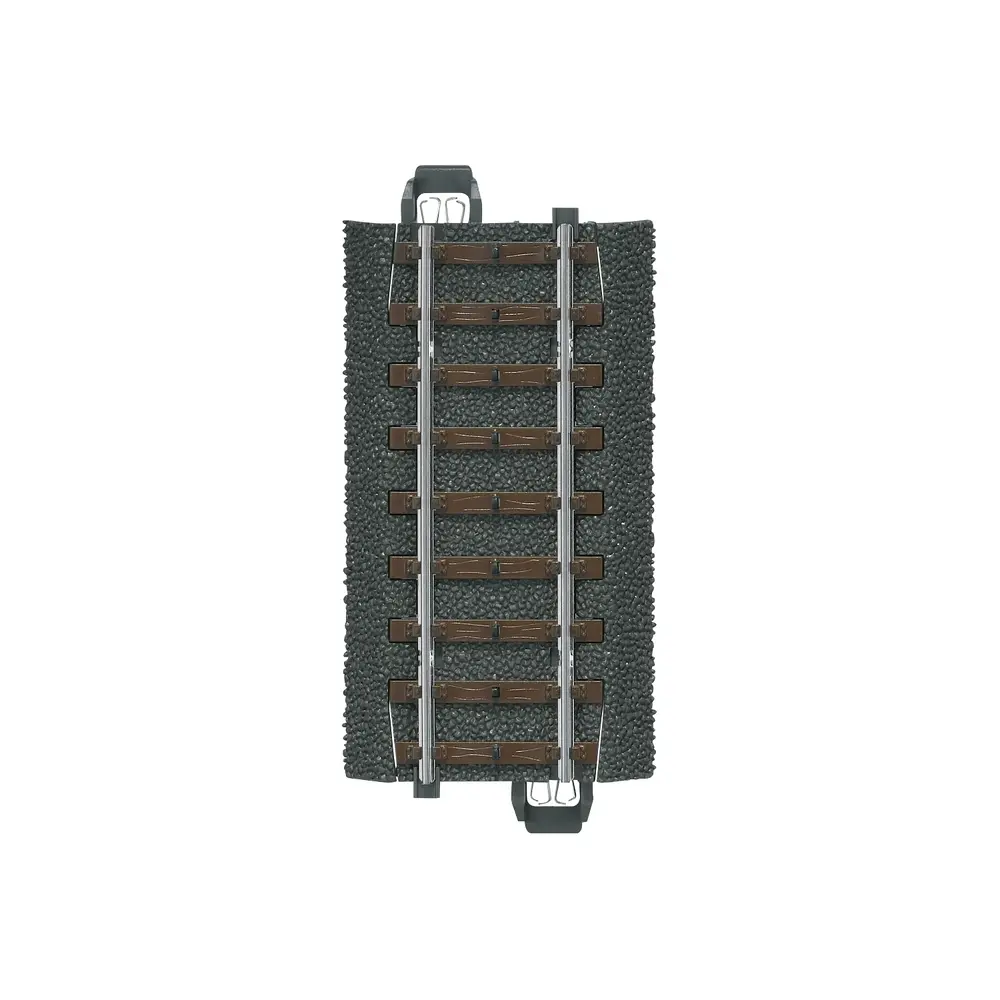 Rail droit ballast amovible 70,8 mm code 83 voie C - Märklin 24071 - HO 1/87 - 3R