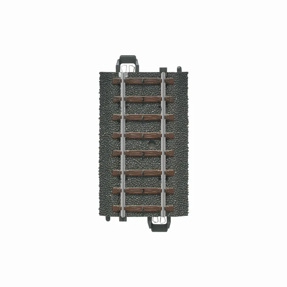 Rail droit ballasté 64,3 mm code 83 voie C - Märklin 24064 - HO 1/87 - 3R