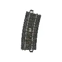 Rail courbe de commande à distance ballasté - Marklin 24194 - HO 1/87 - Code 83 - Voie C