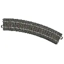 Rail courbe ballasté - Marklin 24130 - HO 1/87 - Code 83 - Voie C - Angle 30° - Rayon 360mm - 3R
