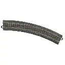 Rail courbe ballasté - Marklin 24230 - HO 1/87 - Code 83 - Voie C - Angle 30° - Rayon 437,5mm - 3R