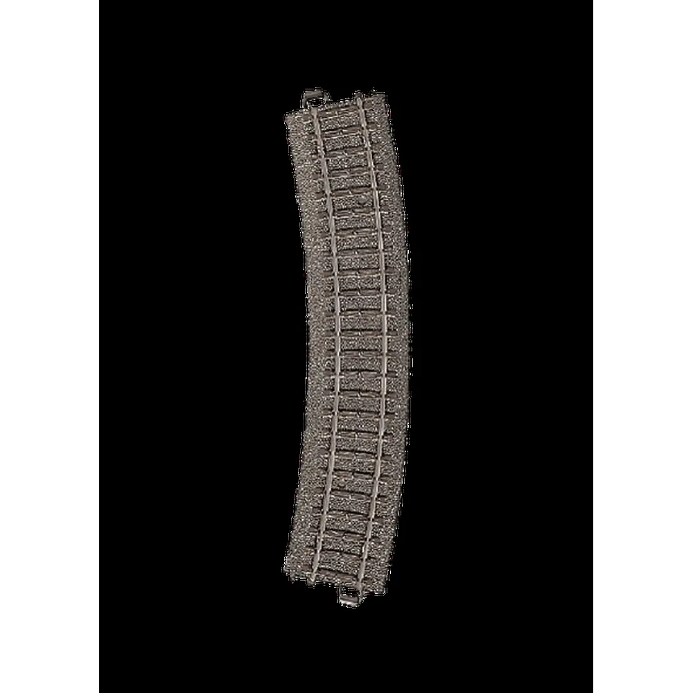 Rail courbe R2 24,3° Marklin 24224 - Rayon 437,5 mm - HO : 1/87 - Code 83 - Voie C