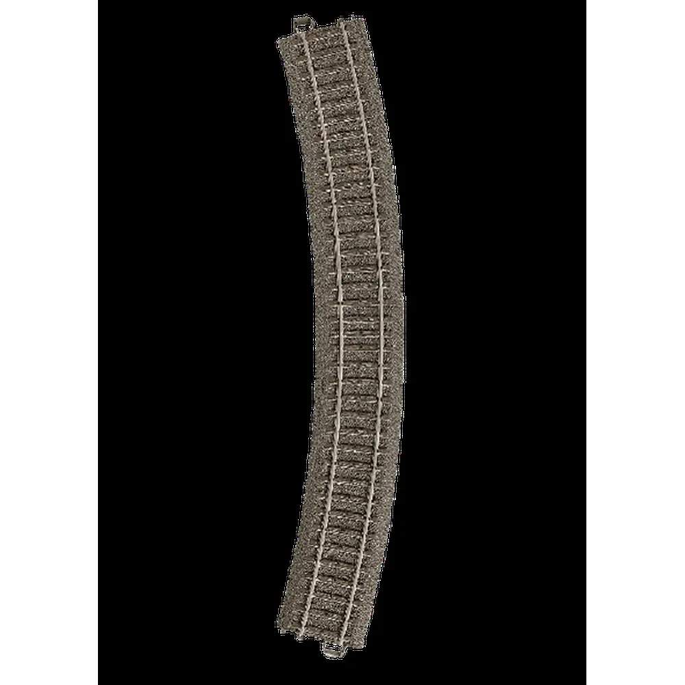 Rail courbe Ballasté R4 30° Marklin 24430 - Rayon 579,3 mm - HO 1/87EME - Code 83 - Voie C