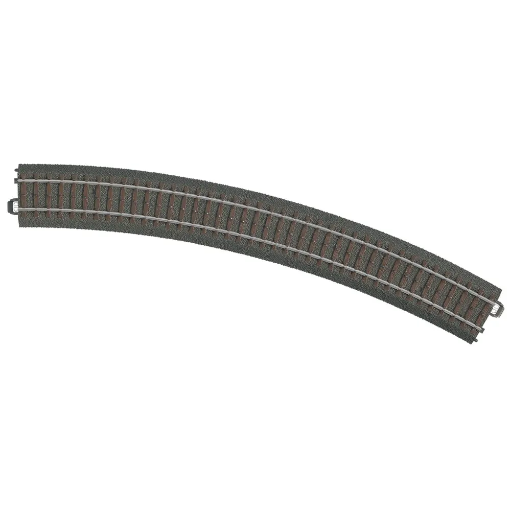 Rail courbe ballasté R4 579,3 mm 30° code 83 voie C - Märklin 24430 - HO 1/87 - 3R
