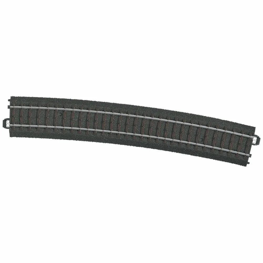 Rail courbe ballasté R9 1114,6 mm 12,1° code 83 voie C - Märklin 24912 - HO 1/87 - 3R