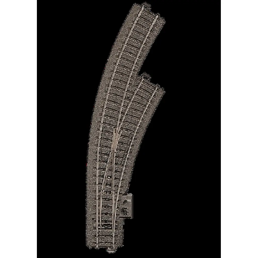 Aiguillage courbe à droite R1 360 mm 30° - Märklin 24672 - HO 1/87 - Code 83 - Voie C