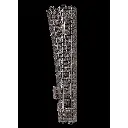 Aiguillage long à gauche 12,1° Marklin 24711 - 236,1 mm - HO : 1/87 - Code 83 - Voie C