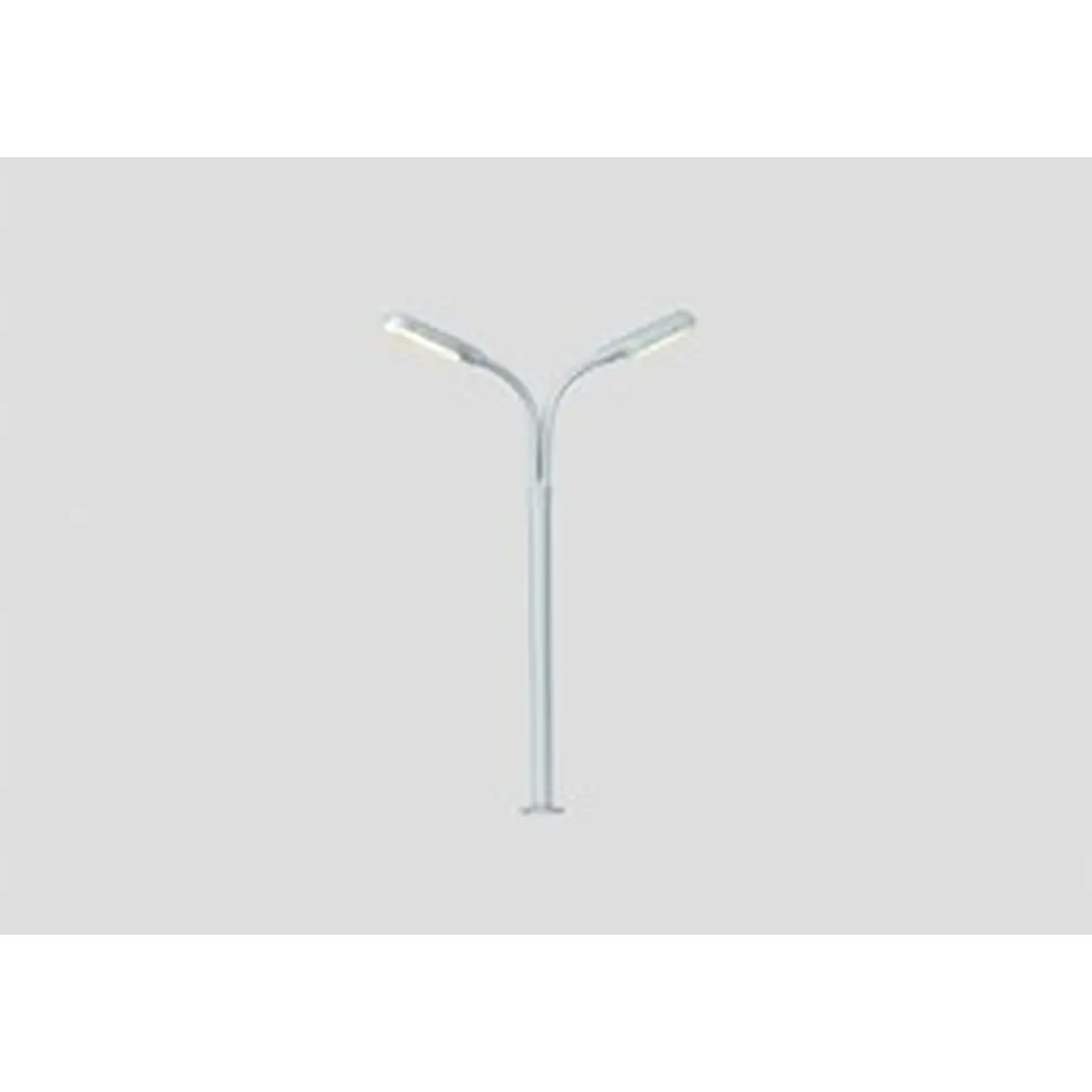 Réverbère en col de cygne double 100mm