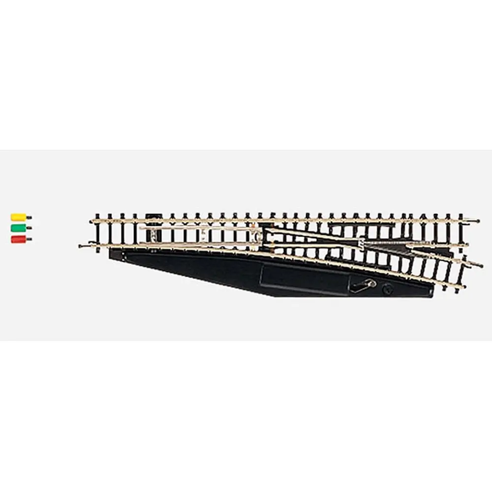 Aiguillage électromagnétique droit longueur 110mm 13°