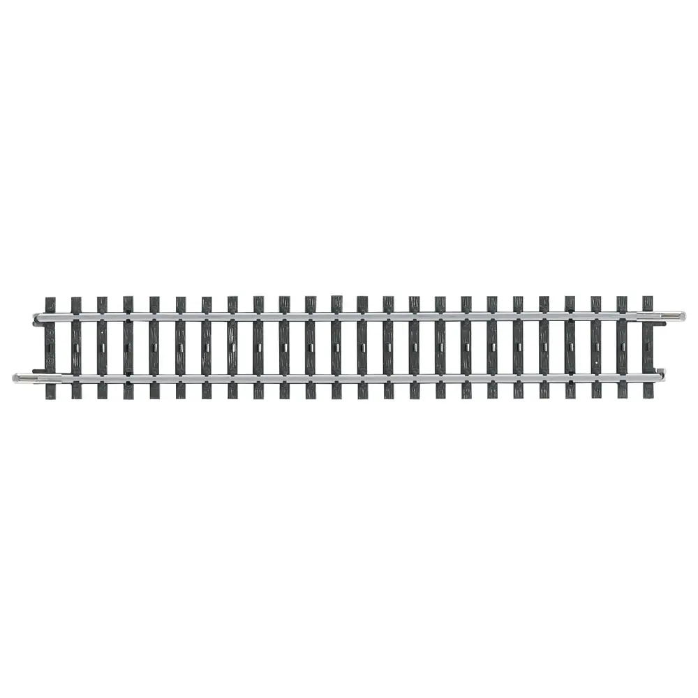 Rail droit non ballasté - Marklin 2200 - HO 1/87 - Code 83 - Voie K - Longueur 180 mm - 3R