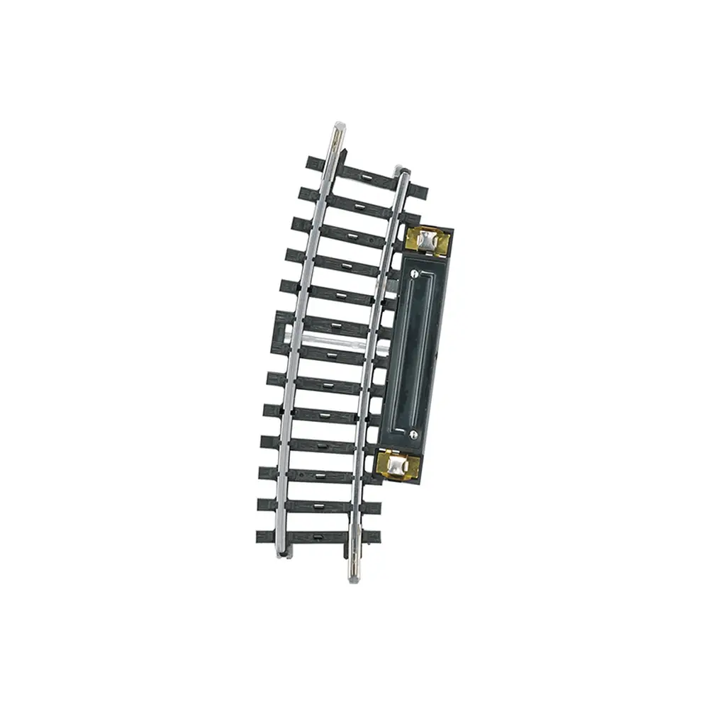 Rail courbe de télécommande - Marklin 2229 - HO 1/87 - Code 83 - Voie K - Angle 15° - Rayon 360mm