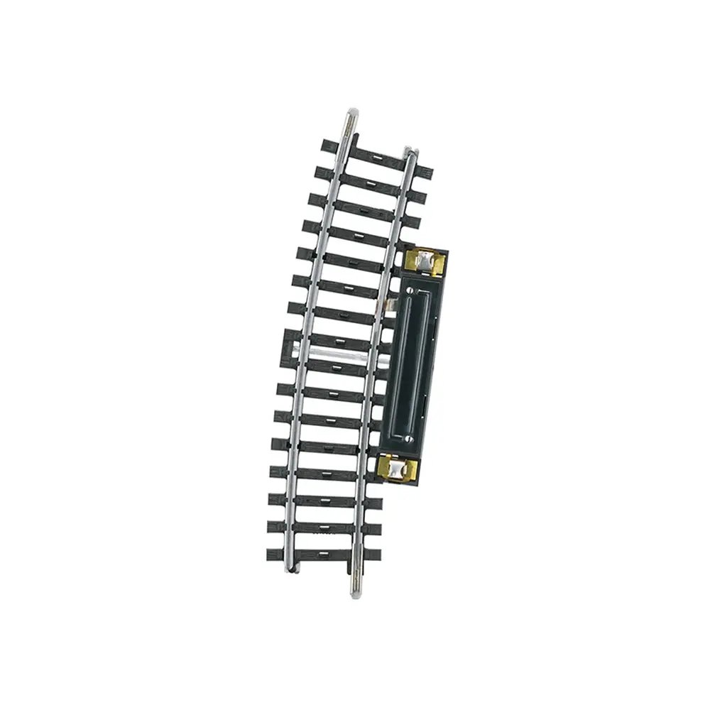 Rail courbe non ballasté - Marklin 2239 - HO 1/87 - Code 83 - Voie K - Angle 15° - Rayon 424,6mm - 3R