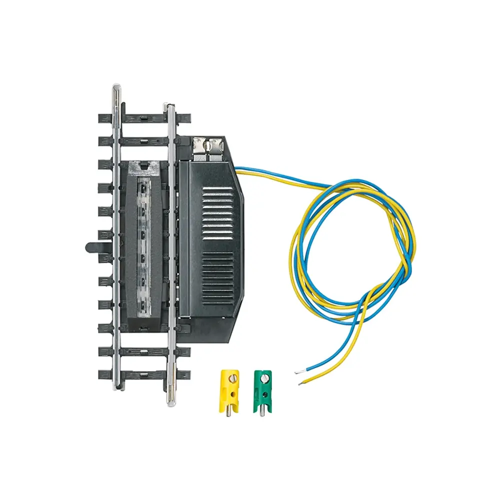 Rail dételeur droit non ballasté - Marklin 2297 - HO 1/87 - Code 83 - Voie K - 3R