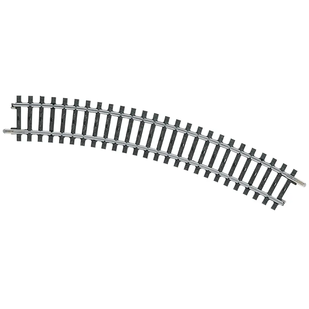Rail courbe non ballasté - Marklin 2221 - HO 1/87 - Code 83 - Voie K - Angle 30° - Rayon 360mm - 3R