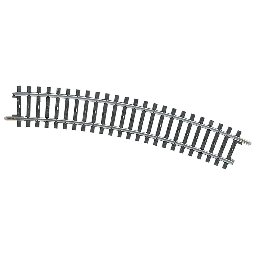 Rail courbe non ballasté - Marklin 2232 - HO 1/87 - Code 83 - Voie K - Angle 22,5° - Rayon 424,6mm - 3R
